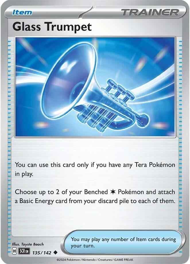 Image for Glass Trumpet (135/142) (SV07: Stellar Crown) (SCR) - Pokemon