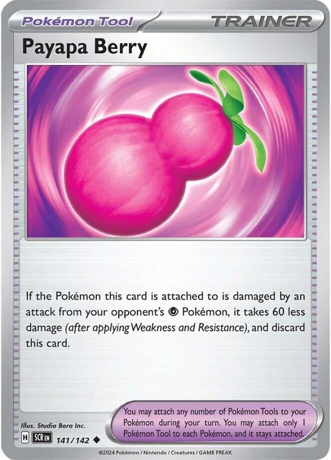 Image for Payapa Berry (141/142) (SV07: Stellar Crown) (SCR) - Pokemon