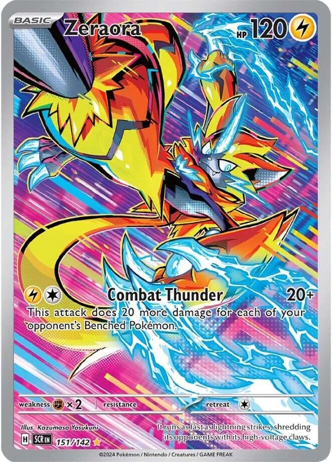 Image for Zeraora (151/142) (SV07: Stellar Crown) (SCR) - Pokemon