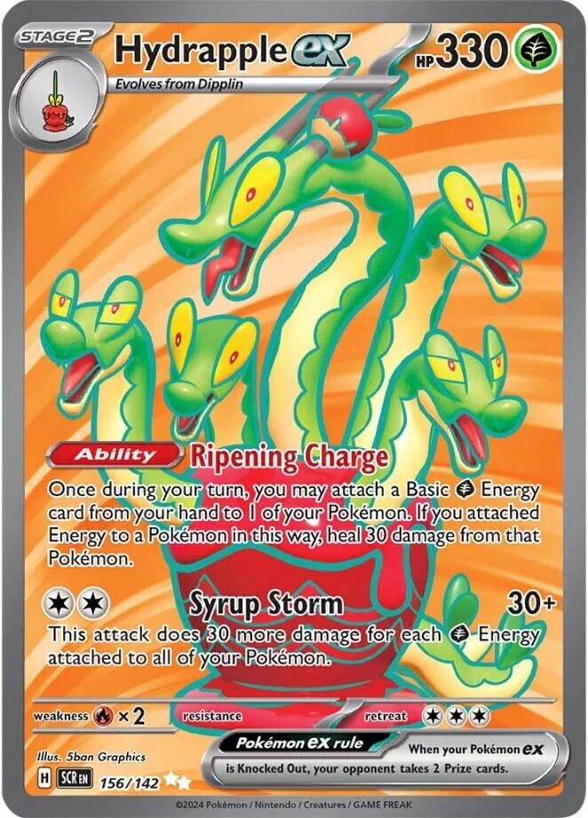 Image for Hydrapple ex (156/142) (SV07: Stellar Crown) (SCR) - Pokemon
