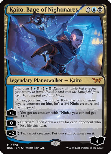 Image for Kaito, Bane of Nightmares (220) (Duskmourn: House of Horror) - Magic: The Gathering