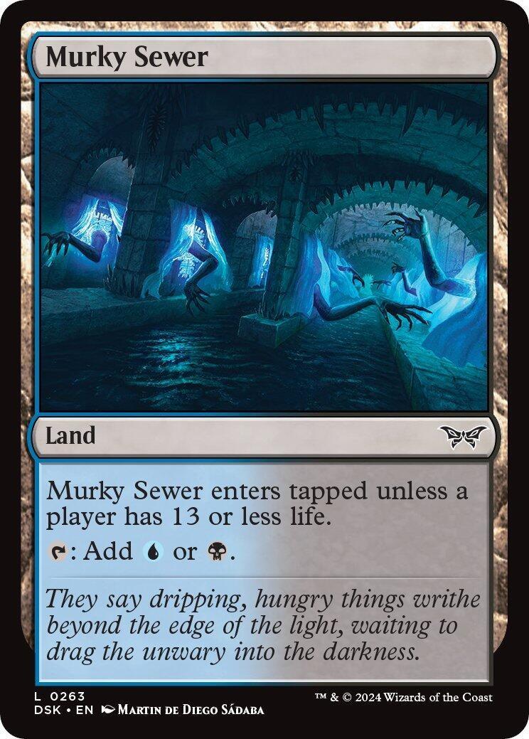 Image for Murky Sewer (263) (Duskmourn: House of Horror) - Magic: The Gathering