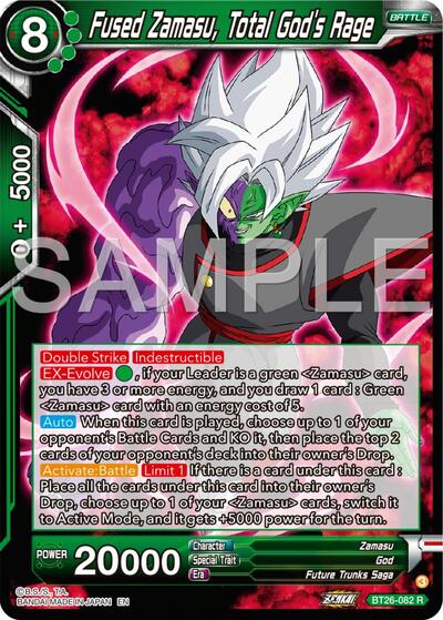 Fused Zamasu, Total God's Rage - BT26-082