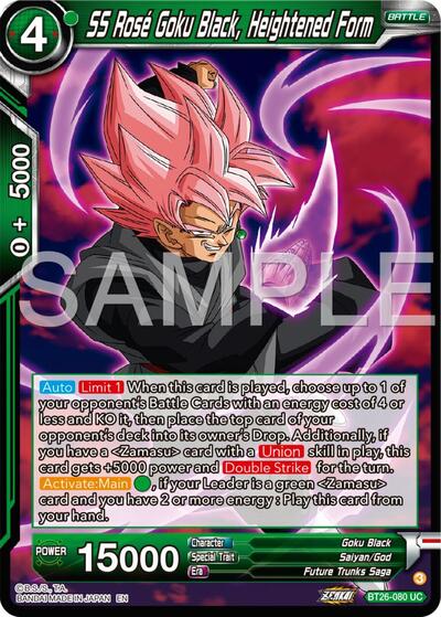 SS Rosé Goku Black, Heightened Form - BT26-080