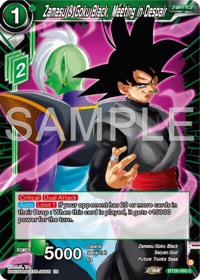 Zamasu & Goku Black, Meeting in Despair - BT26-066