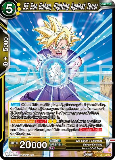 SS Son Gohan, Fighting Against Terror - BT26-102