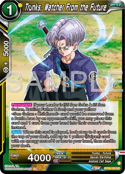 Trunks, Watcher From the Future - BT26-105