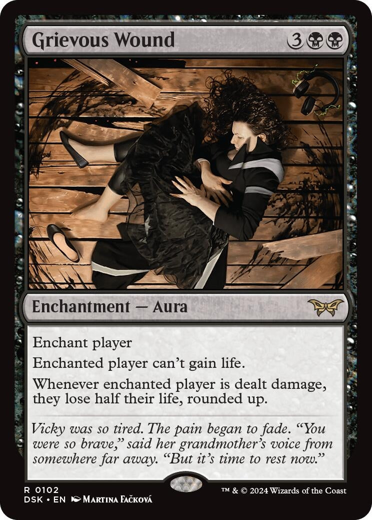Image for Grievous Wound (102) - Magic: The Gathering