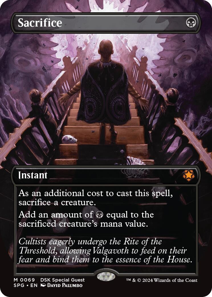 Image for Sacrifice (Borderless) (69) (Special Guests) - Magic: The Gathering