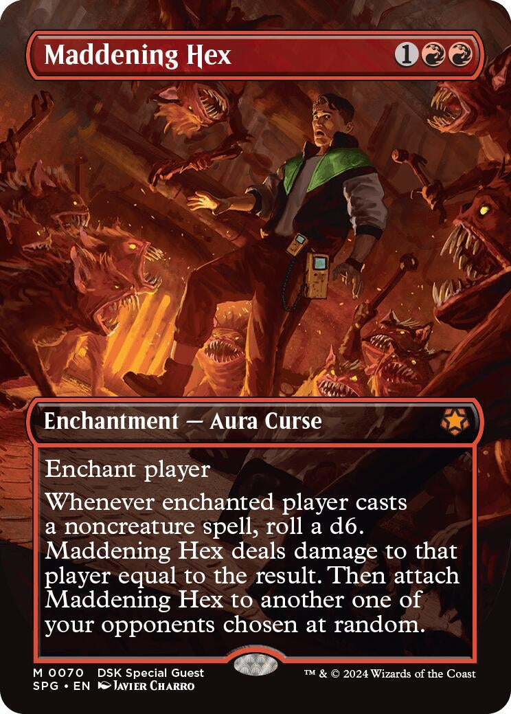 Image for Maddening Hex (Borderless) (70) (Special Guests) - Magic: The Gathering