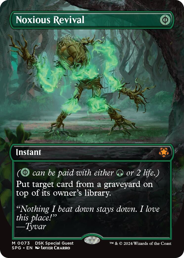 Image for Noxious Revival (Borderless) (73) (Special Guests) - Magic: The Gathering