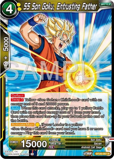 SS Son Goku, Entrusting Father - BT26-097