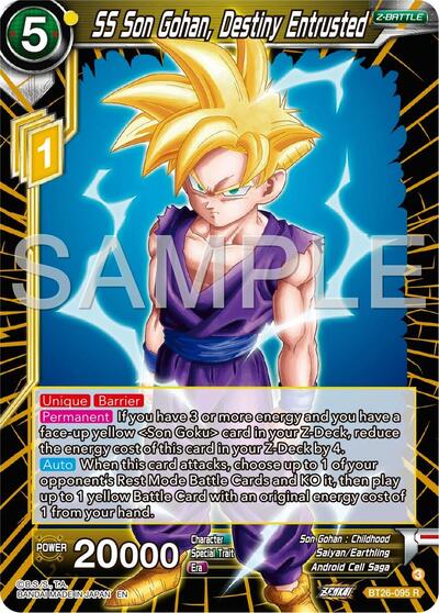 SS Son Gohan, Destiny Entrusted - BT26-095