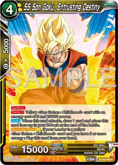 SS Son Goku, Entrusting Destiny - BT26-098