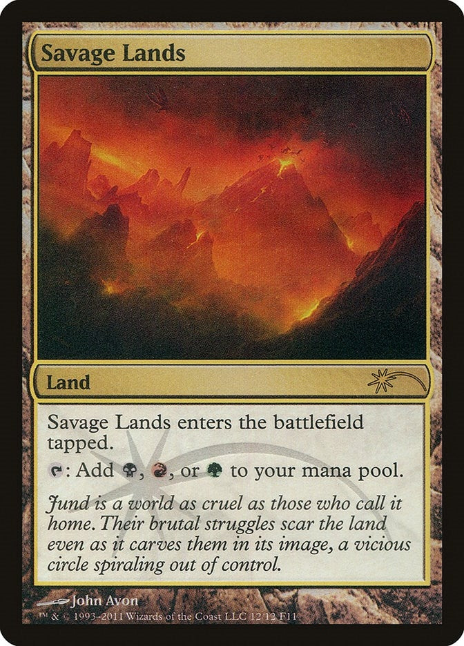 Image for Savage Lands (12) (FNM Promos) - Magic: The Gathering