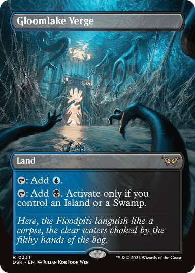 Image for Gloomlake Verge (Borderless) (331) (Duskmourn: House of Horror) - Magic: The Gathering