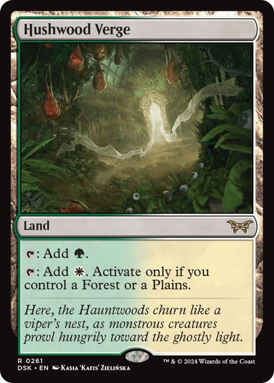 Image for Hushwood Verge (261) (Duskmourn: House of Horror) - Magic: The Gathering