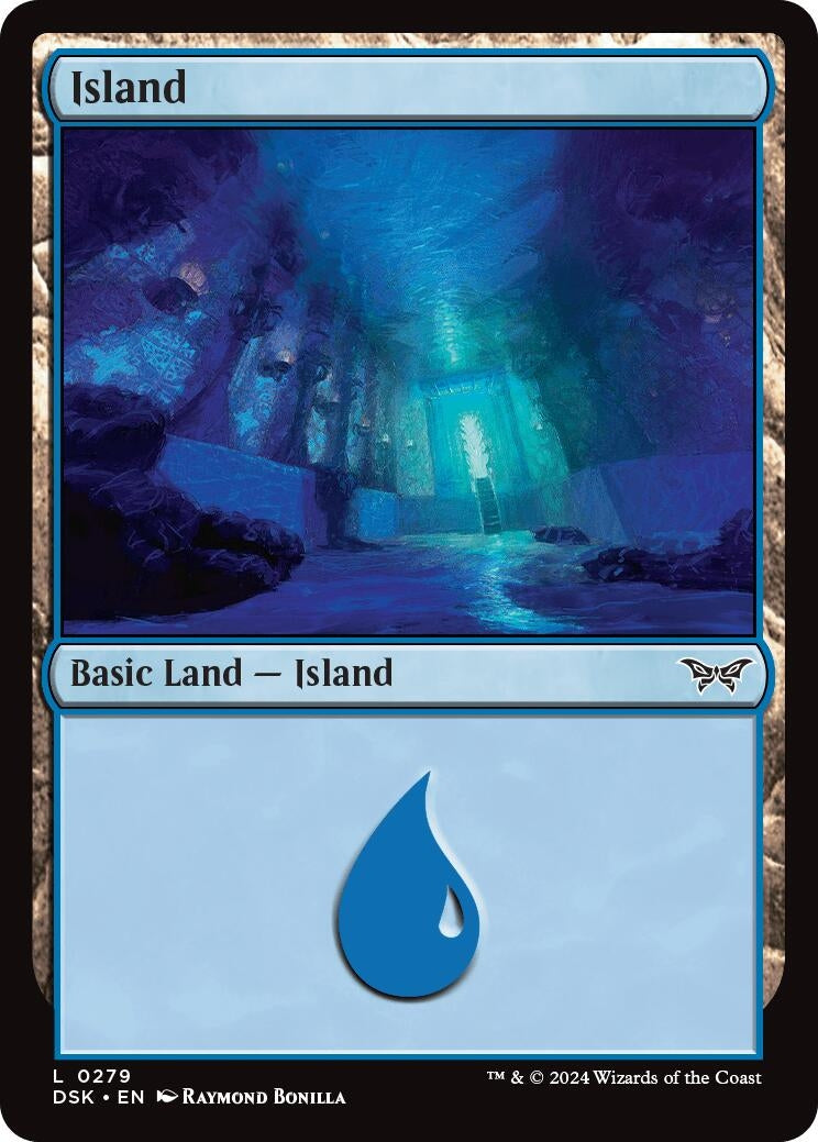 Image for Island (0279) (279) (Duskmourn: House of Horror) - Magic: The Gathering