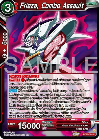 Frieza, Combo Assault - BT26-008