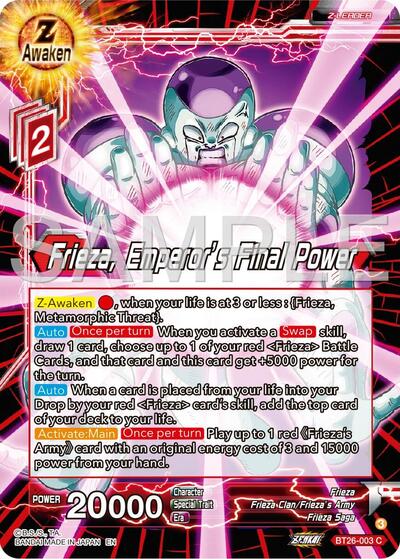 Frieza, Emperor's Final Power - BT26-003