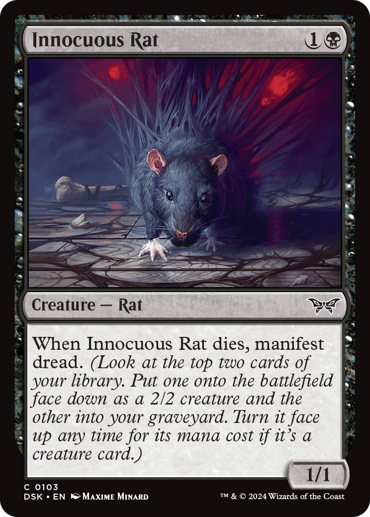 Image for Innocuous Rat (103) (Duskmourn: House of Horror) - Magic: The Gathering