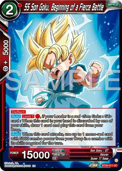 SS Son Goku, Beginning of a Fierce Battle - BT26-011