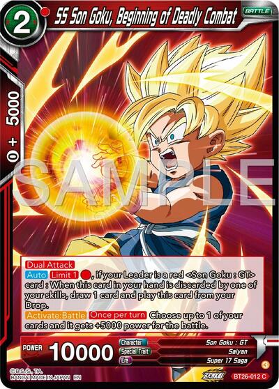 SS Son Goku, Begining of Deadly Combat - BT26-012