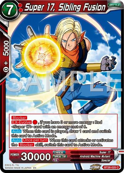 Super 17, Sibling Fusion - BT26-025