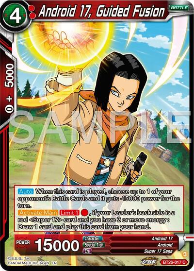 Android 17, Guided Fusion - BT26-017