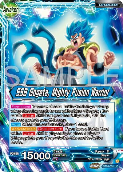 Gogeta // SSB Gogeta, Mighty Fusion Warrior - BT26-031