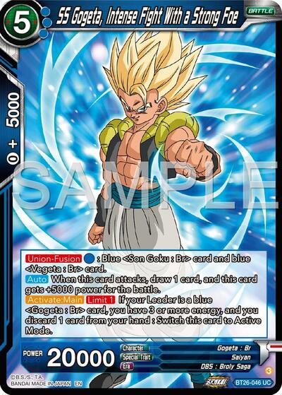 SS Gogeta, Intense Fight With a Strong Foe - BT26-046