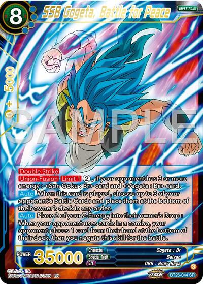 SSB Gogeta, Battle for Peace - BT26-044