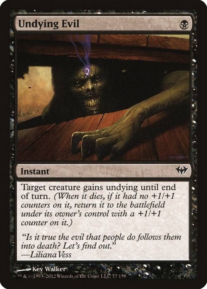 Image for Undying Evil (77) (Dark Ascension) (DKA) - Magic: The Gathering