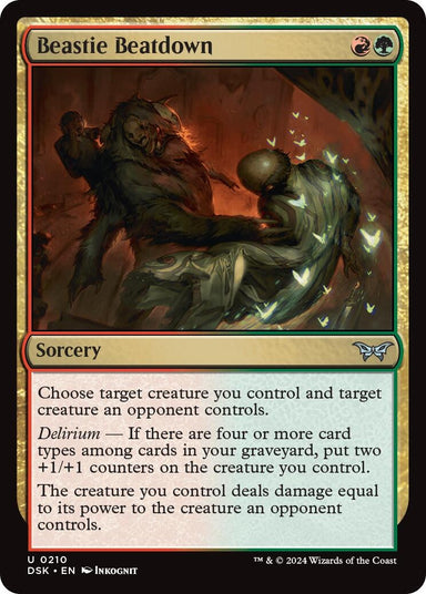 Image for Beastie Beatdown (210) (Duskmourn: House of Horror) - Magic: The Gathering