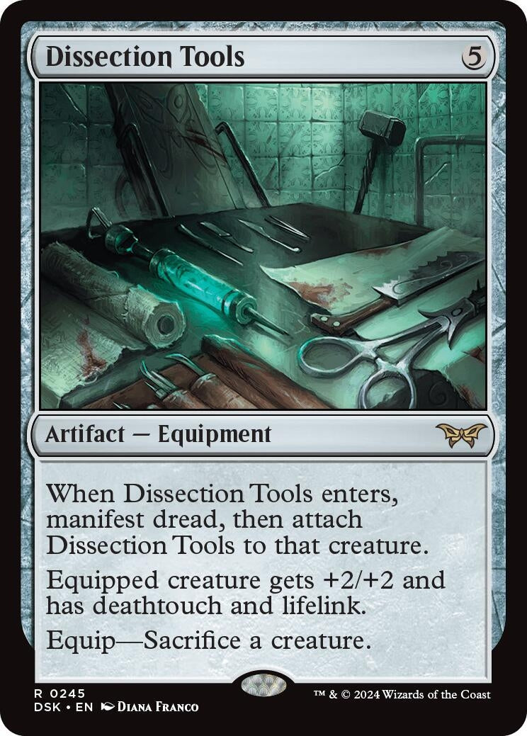 Image for Dissection Tools (245) (Duskmourn: House of Horror) - Magic: The Gathering