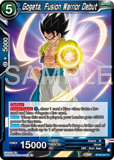 Gogeta, Fusion Warrior Debut - BT26-047