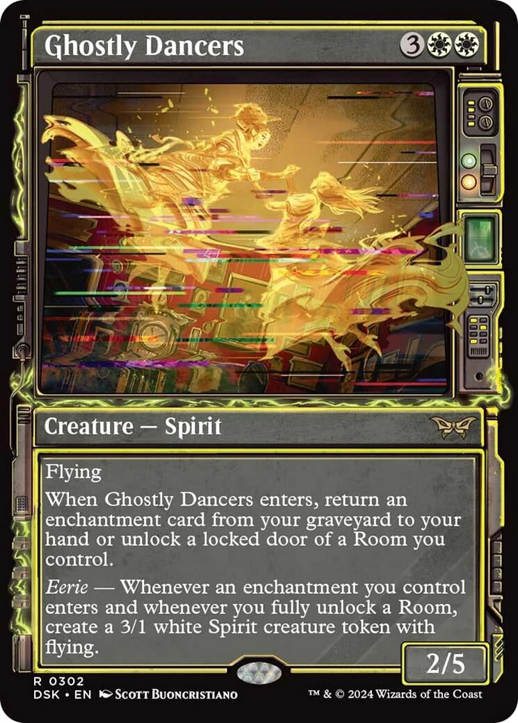 Image for Ghostly Dancers (Showcase) (302) (Duskmourn: House of Horror) - Magic: The Gathering