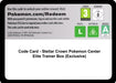Image for Code Card - Stellar Crown Pokemon Center Elite Trainer Box (Exclusive) (SV07: Stellar Crown) (SCR) - Pokemon