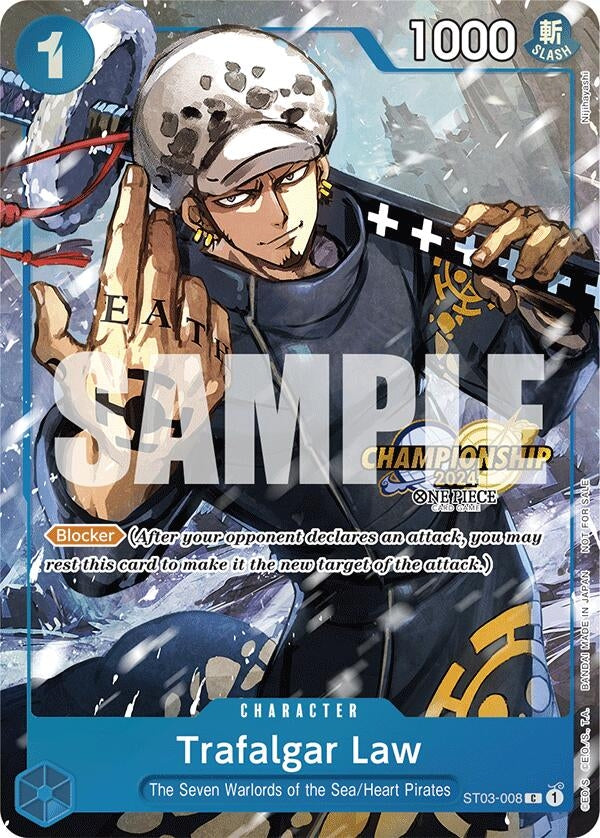 Trafalgar Law - ST03-008 (CS 2024 Event Pack) (ST03-008) (One Piece Promotion Cards)