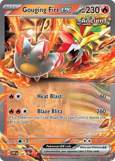 Image for Gouging Fire ex - 144 (144) (SVP) - Pokemon