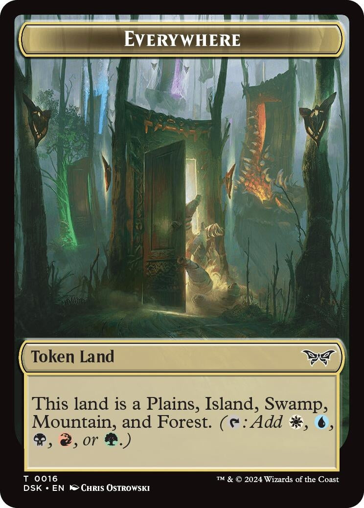 Image for Everywhere // Copy Double-Sided Token (16 // 1) - Magic: The Gathering