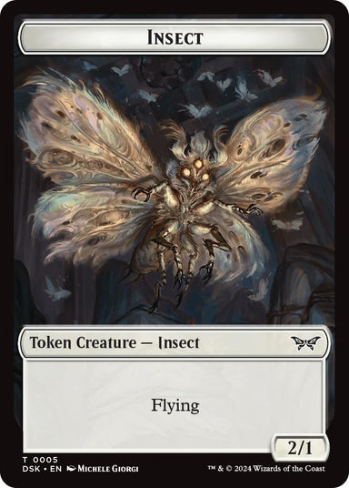 Image for Insect (0005) Token (5) (Duskmourn: House of Horror) - Magic: The Gathering