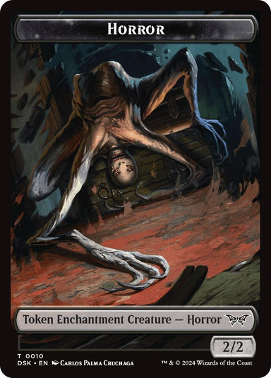 Image for Horror // Copy Double-Sided Token (10 // 1) (Duskmourn: House of Horror) - Magic: The Gathering