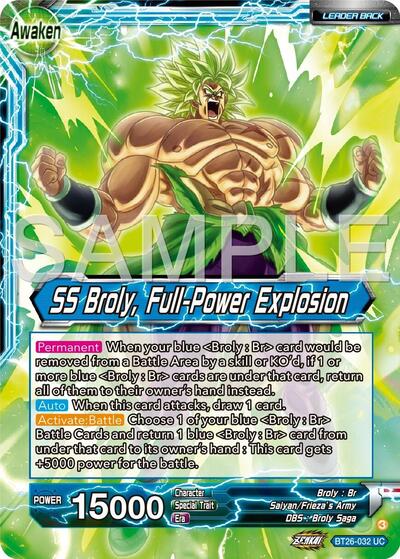 Broly // SS Broly, Full-Power Explosion - BT26-032