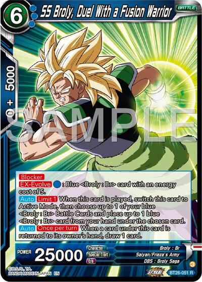 SS Broly, Duel With a Fusion Warrior - BT26-051