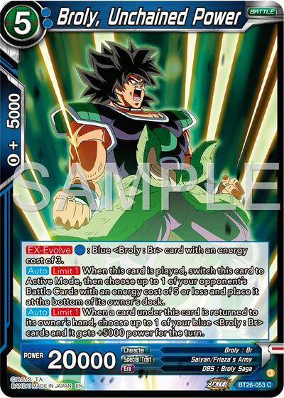 Broly, Unchained Power - BT26-053