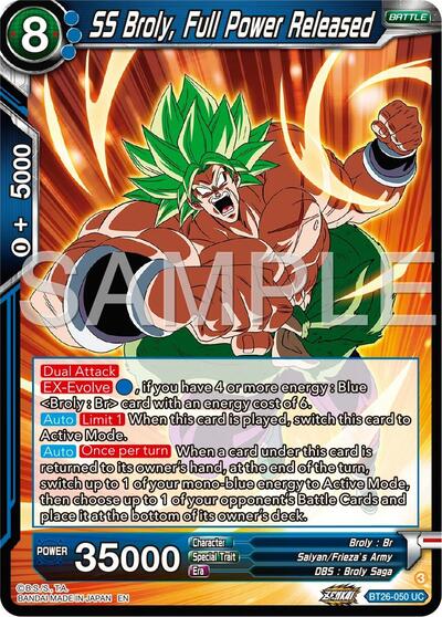 SS Broly, Full Power Released - BT26-050