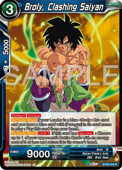 Broly, Clashing Saiyan - BT26-054