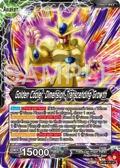 Cool // Golden Cooler, Dimension-Transcending Growth - BT26-120