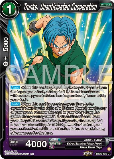 Trunks, Unanticipated Cooperation - BT26-125